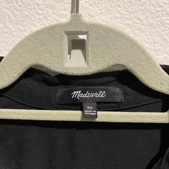 Madewell Cropped Button Down - Black - Picture 2 of 2